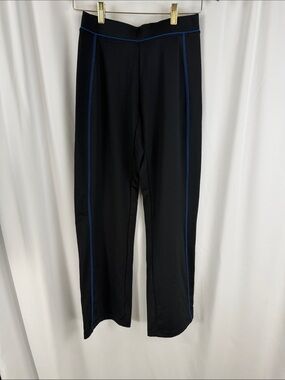 Nike Black Joggers with Blue Piping